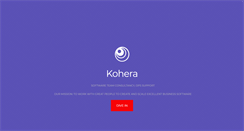 Desktop Screenshot of kohera.co.uk